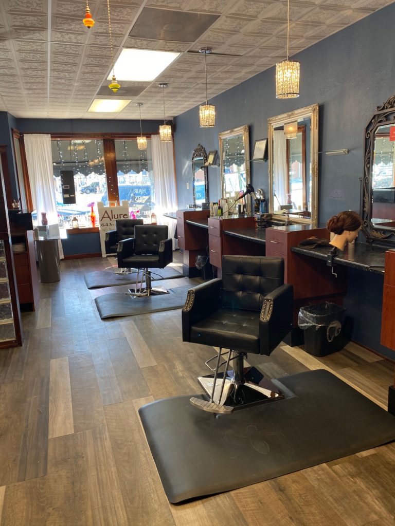 Alure Salon inside chairs view
